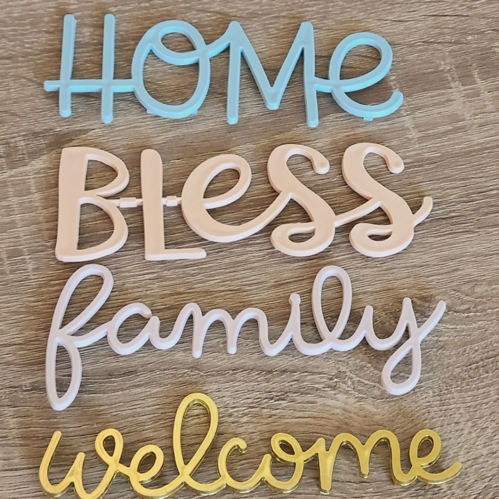 🏡 Letterboard Words set, Home